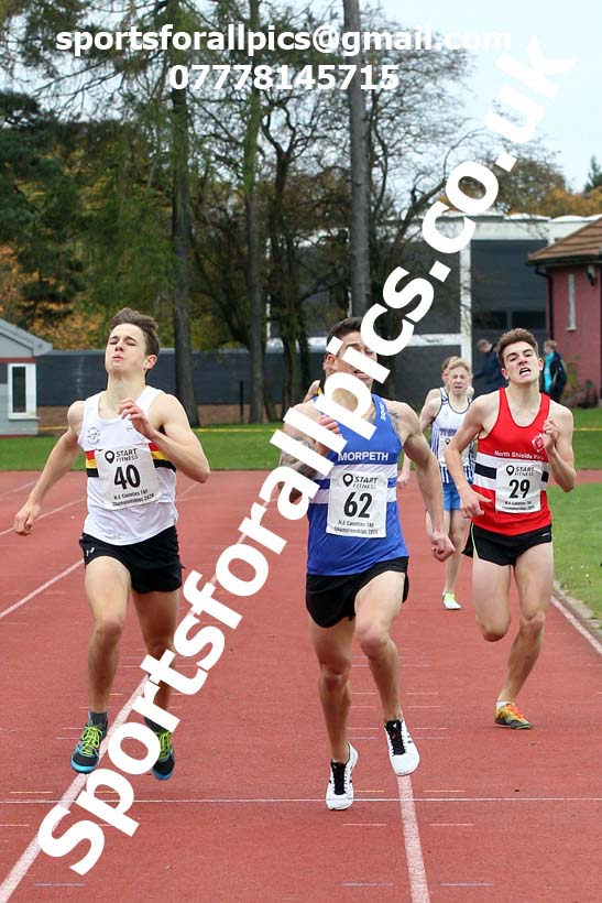 800 metres, NECAA Open Meeting, Morpeth, Sunday, October 18th. David T. Hewitson/Sports for All Pics